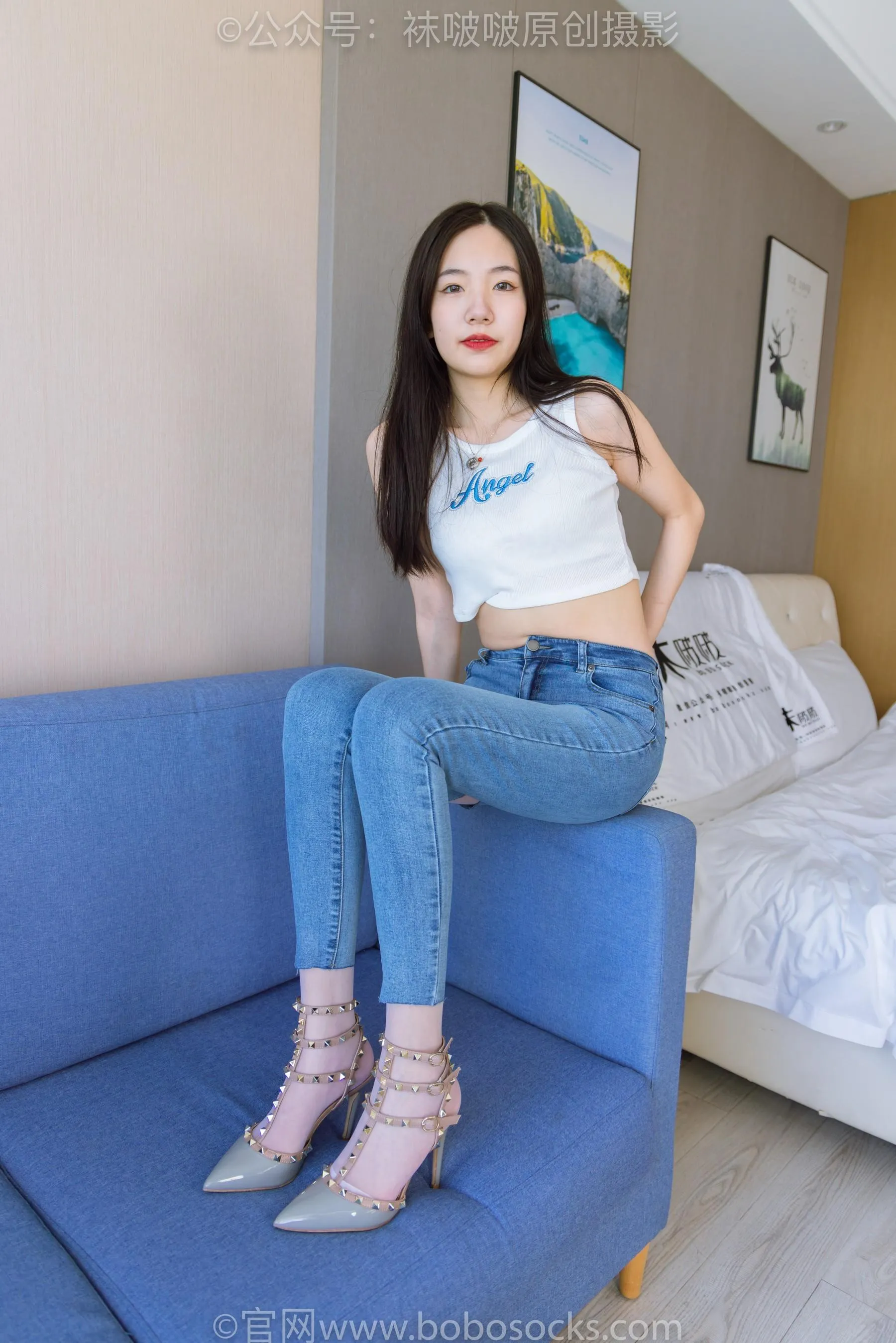 [BoBoSocks袜啵啵]NO.201 小甜豆-高跟鞋、白丝 [87P]插图3